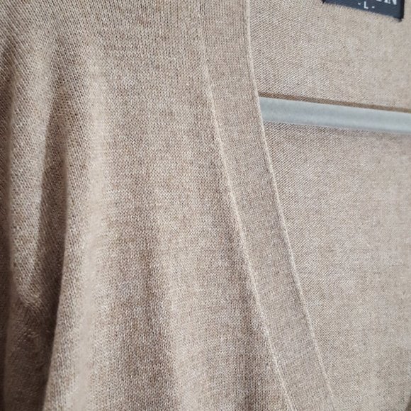 Kallspin Beige Wool Cashmere Blend Button Front Cardigan - Picture 2 of 4